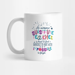 An Awesome Substitute Teacher Gift Idea - Impossible to forget Mug